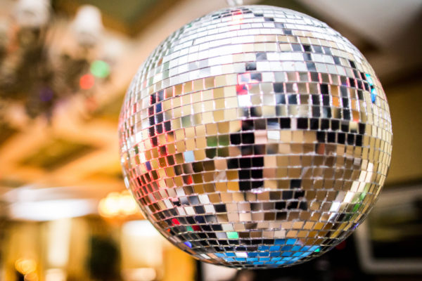 Disco Ball at Reception