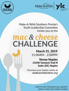 Make a Wish Foundation Mac n' Cheese Event @ Venue Naples | Naples | Florida | United States