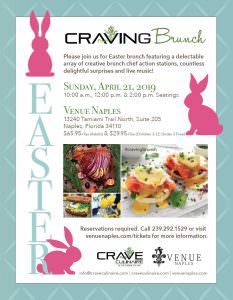 Craving Brunch April 21, 2019 @ Venue Naples | Naples | Florida | United States